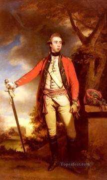  reynolds lienzo - Retrato de George Townshend Lord Ferrers Joshua Reynolds